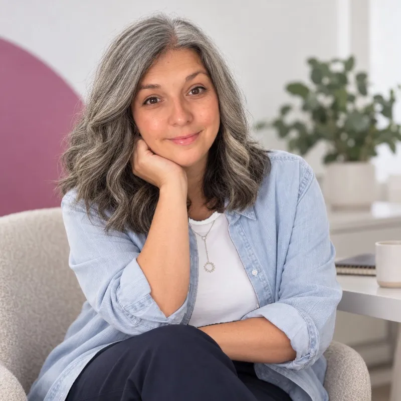 Delphine Da Costa, directrice marketing externalisée, dans son bureau
